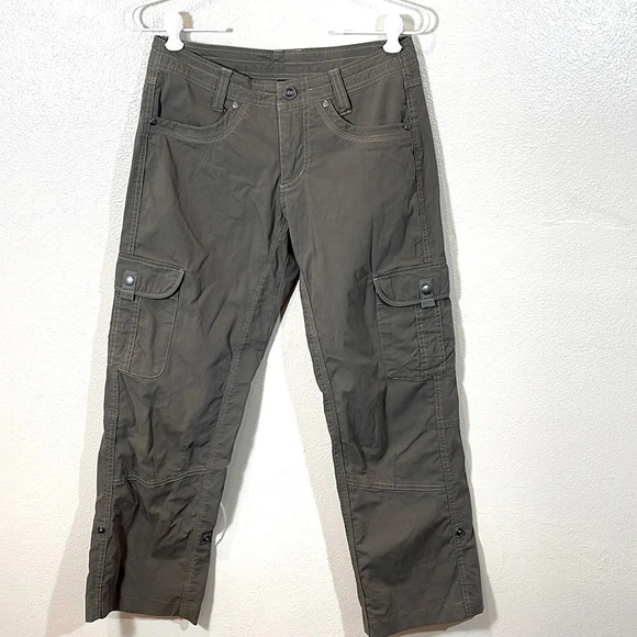 KUHL Legendary Pants Outdoor Hiking Gray Green Women's size 2 - Picture 1 of 7